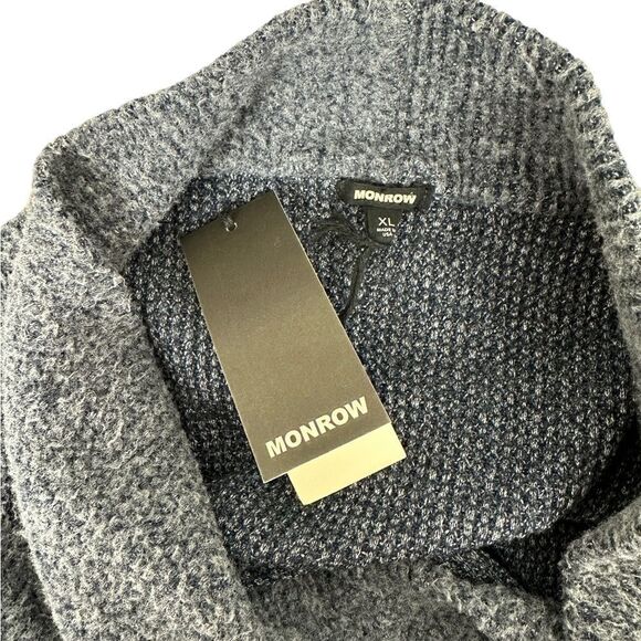 Monrow Women`s Cowl Neck Long Sleeve Top - Picture 4 of 8